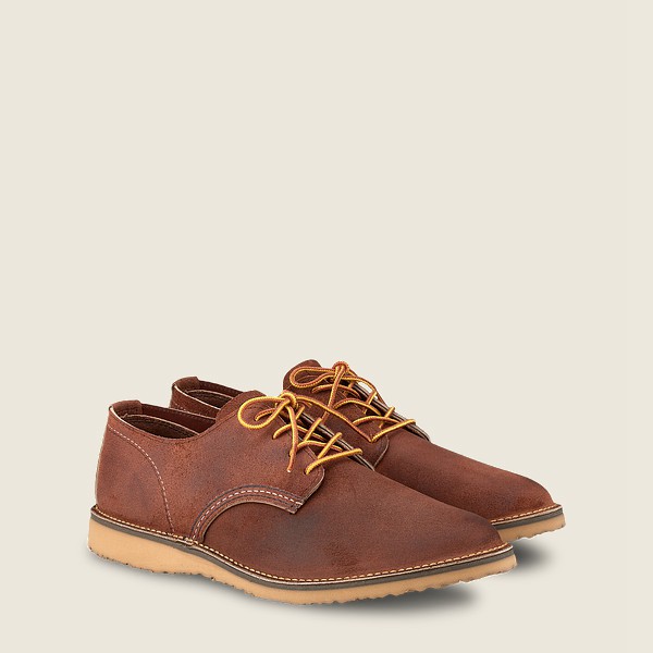 Red Wing Oxford Hombre Marrom - Weekender - Muleskinner Cuero - 576-DRUXYG